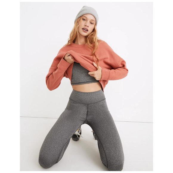 [NWT] Madewell Coral Oversized Crewneck Sweatshirt - Picture 1 of 5